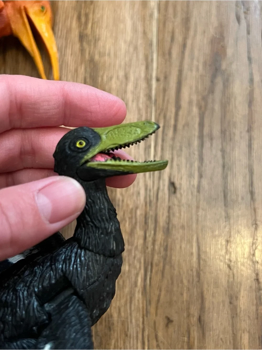Archaeopteryx Orange Dino Flying Dinosaurs Pteranodon Action Figure Posable